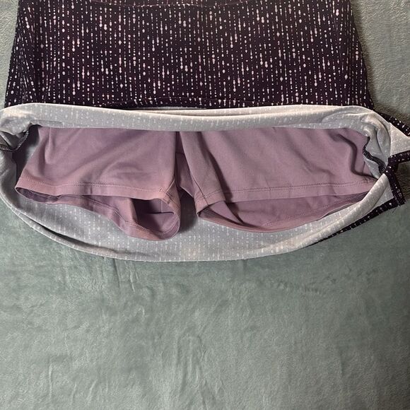 Tranquility Tie Dye Purple Skort Skirt with Built in Shorts Size Small - Picture 4 of 8